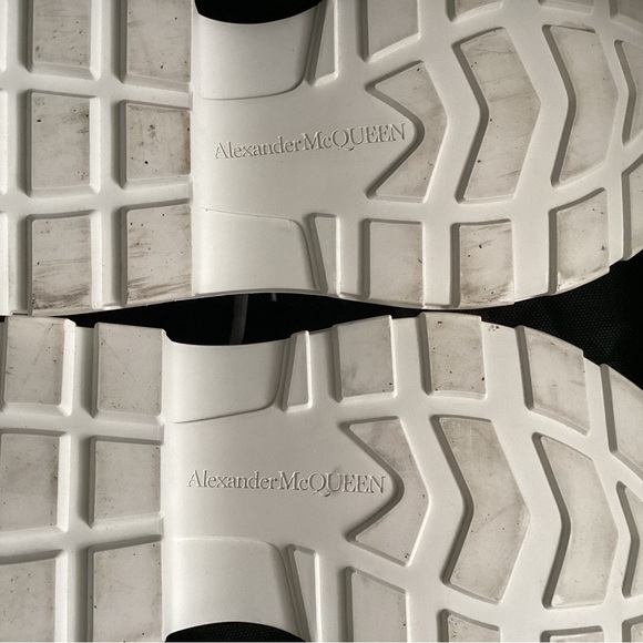 Alexander McQueen Tread Slick Canvas Platform Sneakers, Size 41 - Picture 9 of 14